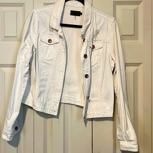 White Jean jacket